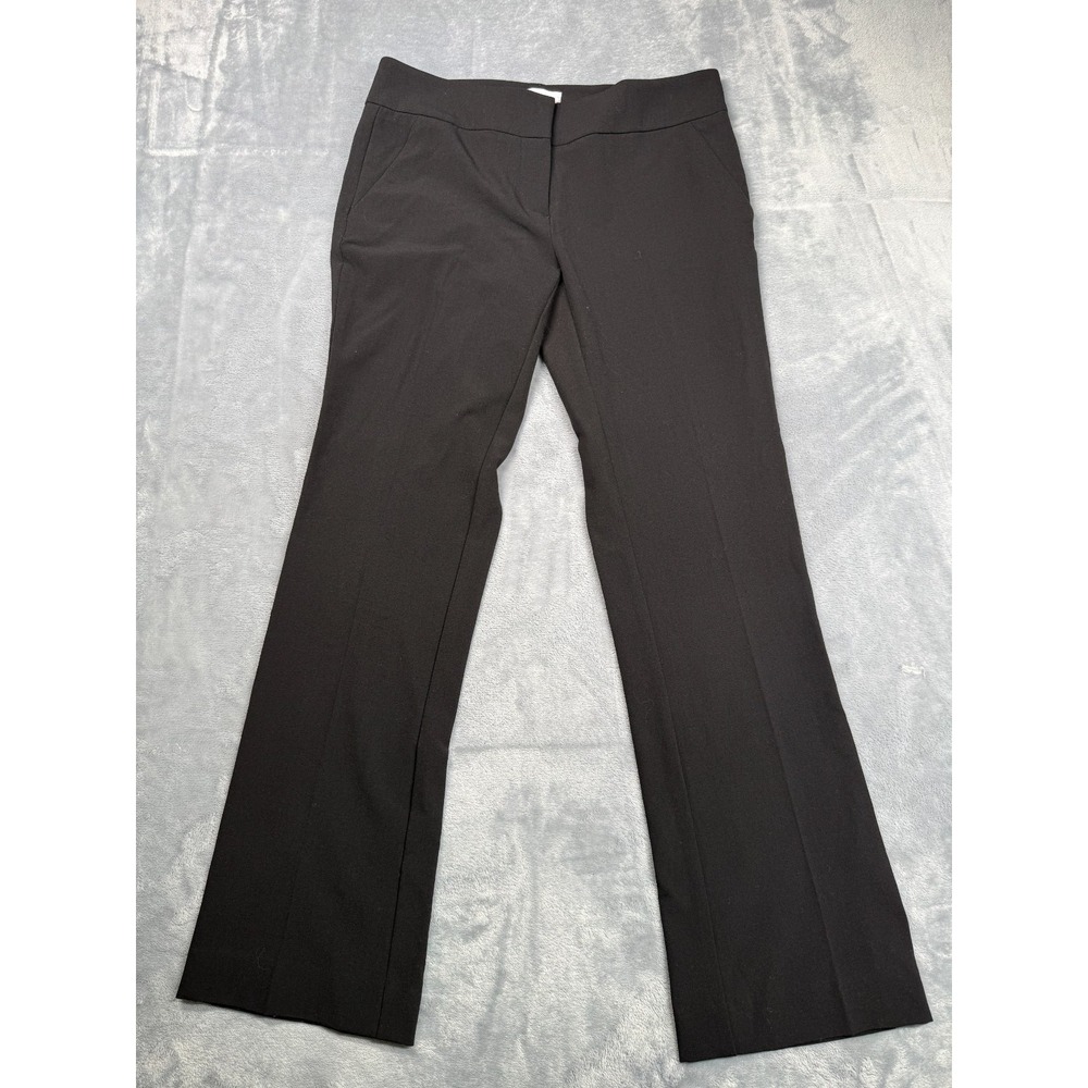 New York & Company Black Dress Pants Womens 4 Petite Stretch Bootcut Business